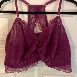 Size 2 Torrid, burgundy bralette